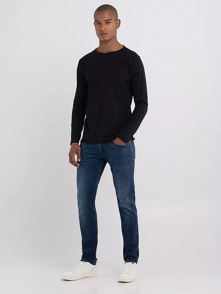 REPLAY Langarmshirt schwarz