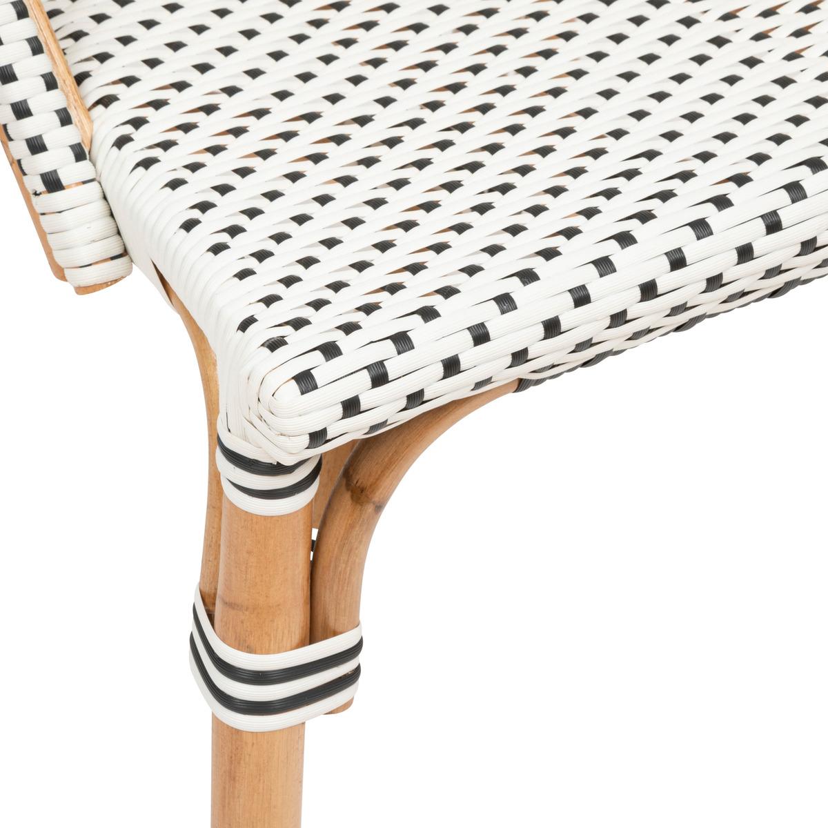 CHAISE BISTROT ROTIN TRECIA BLANC