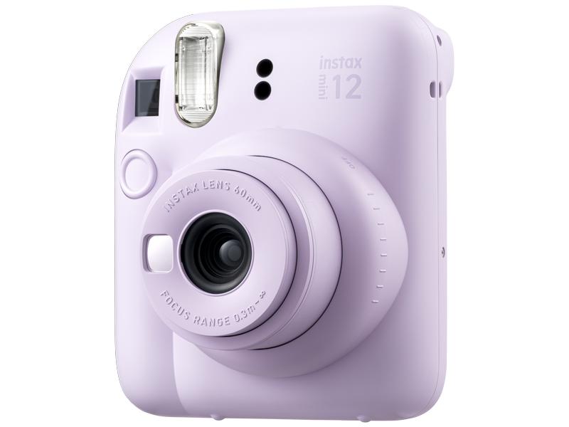 Fujifilm Fotokamera Instax Mini 12 Violett Sofortbildkamera mit Blitz und Selfie-Modus