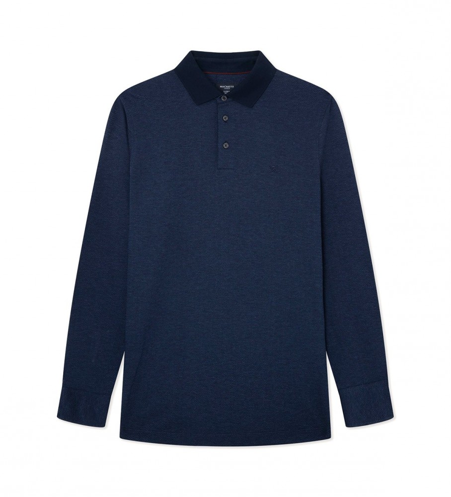 Polo Hackett Navy Herringbone