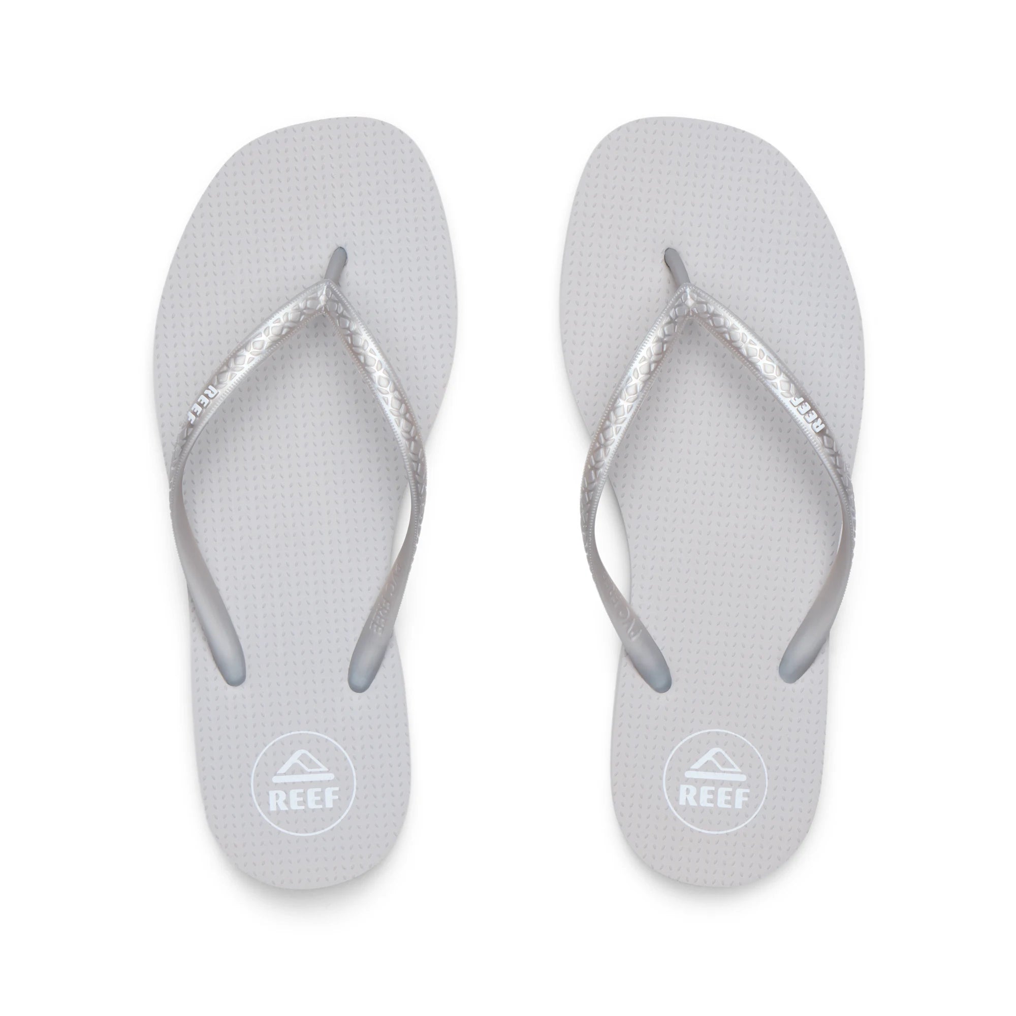 Seaside Square Toe Silver Metallic