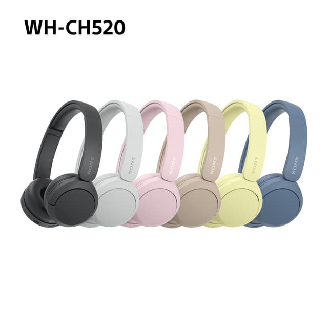 Sony WH-CH520 trådløse on-ear høretelefoner (pink)