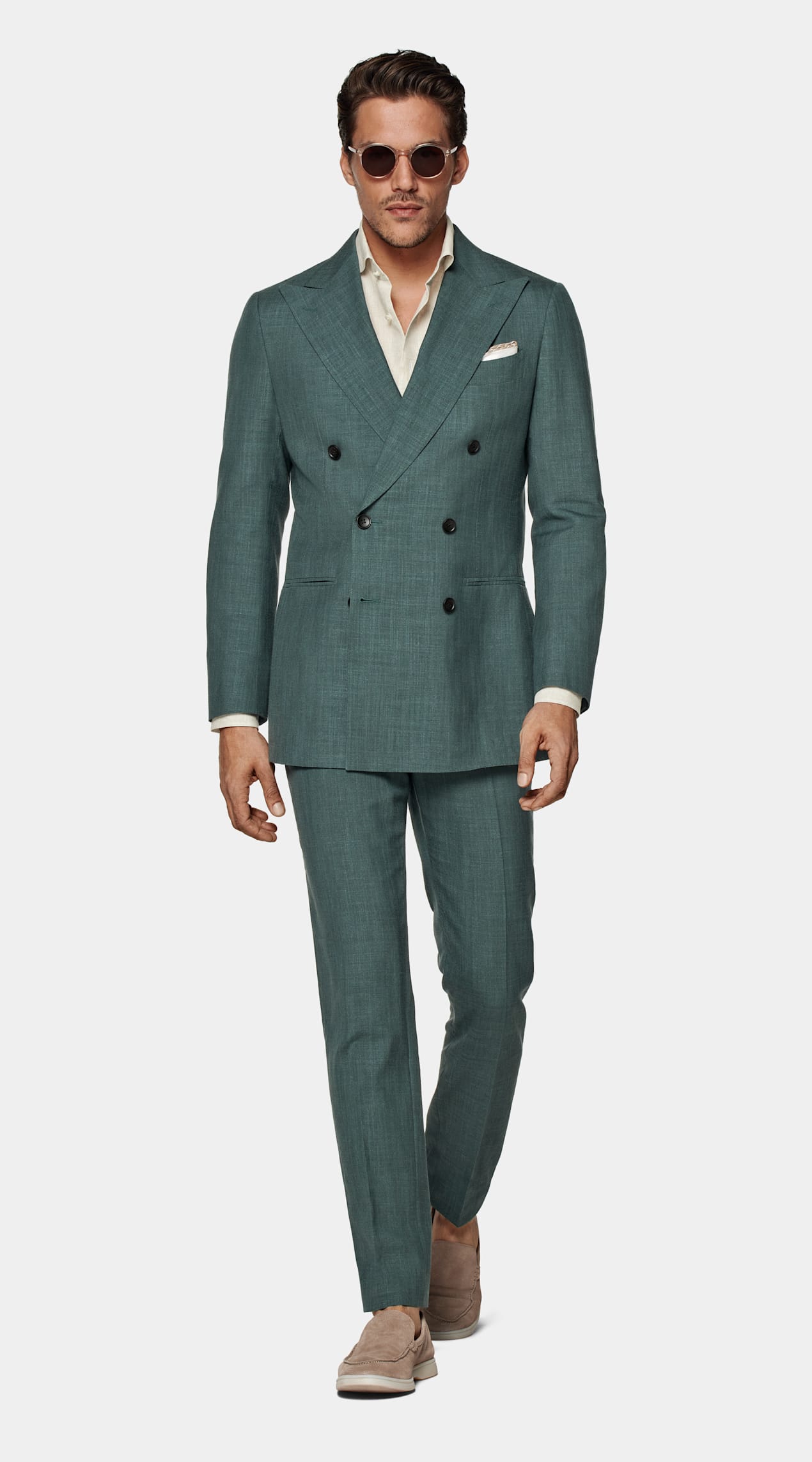 Costume Havana coupe Tailored vert