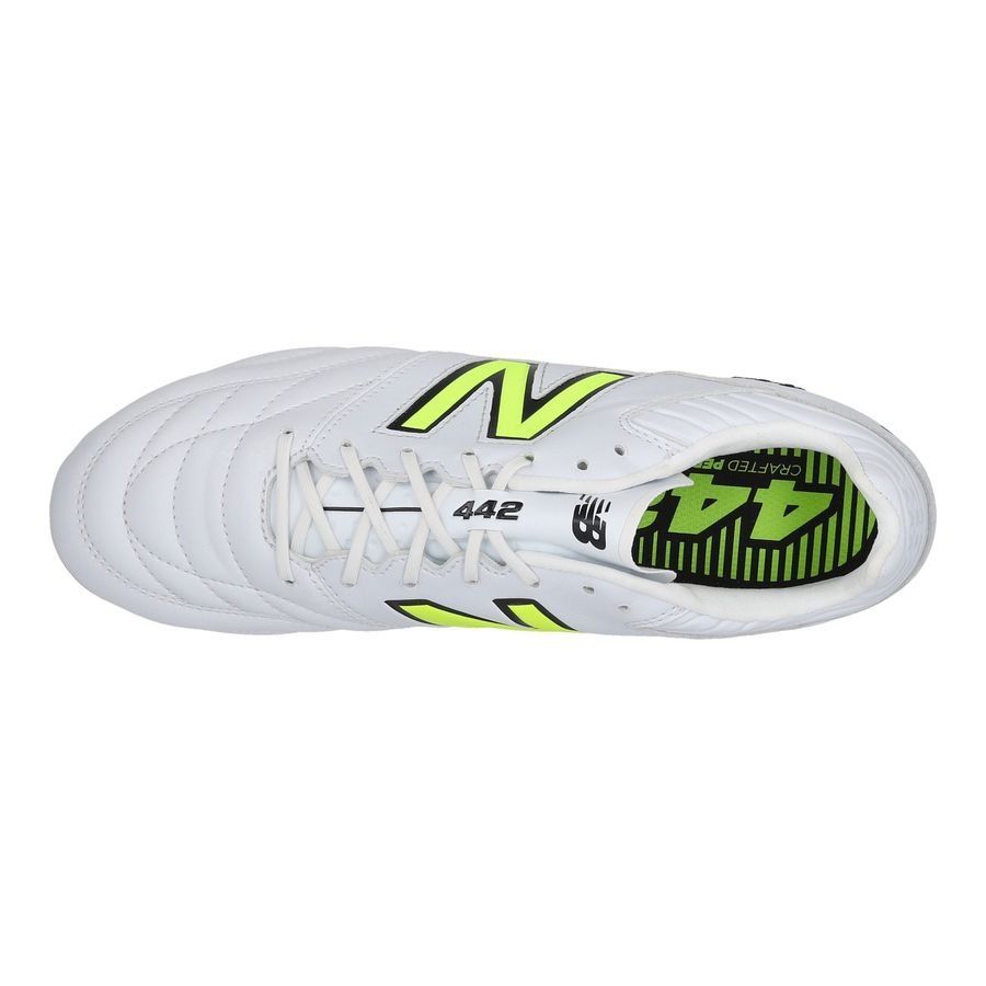 New Balance 442 V2 Pro AG Flash Point - Blanc/Vert/Noir
