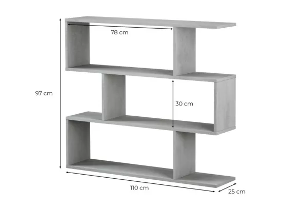 Étagère avec 3 niveaux L110 cm - Athena