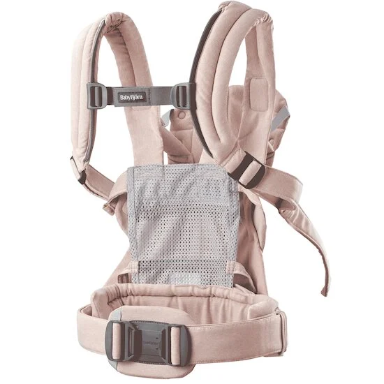 Porte-bébé Harmony   Tissé chiné / rose clair        de               BabyBjörn