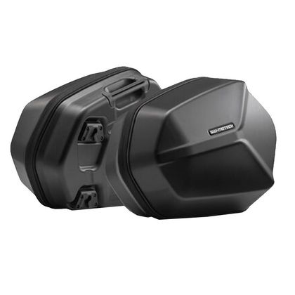 Valise SW-MOTECH AERO ABS AVEC SUPPORT (2 x 25 Litres) - Noir
