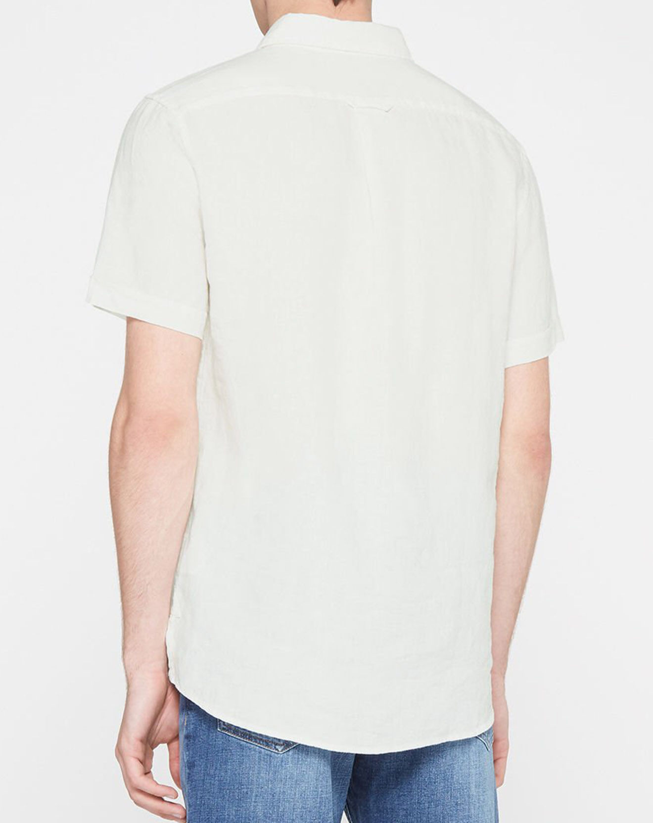 Scotch & Soda Chemise 100% Lin Regular Fit blanche