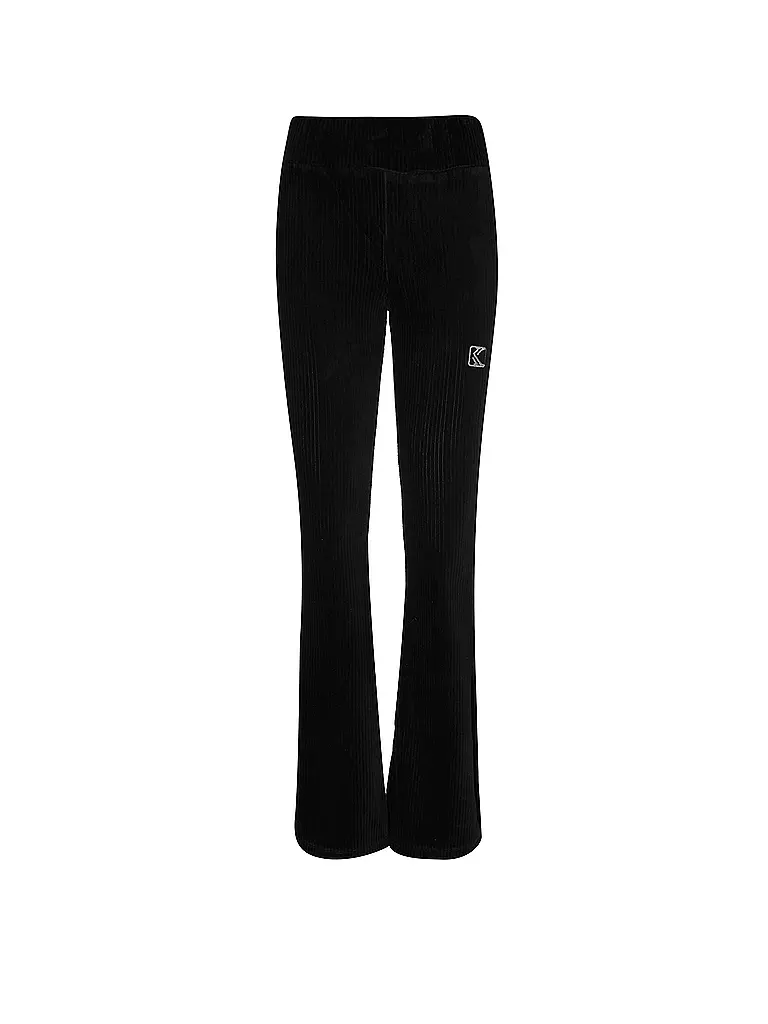 KARL KANI Cordhose Bootcut  schwarz