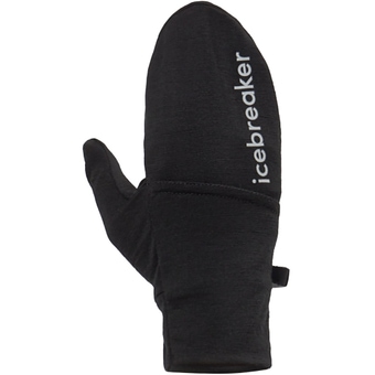 Icebreaker Merino Sierra Convertible Mitten Fausthandschuhe Black