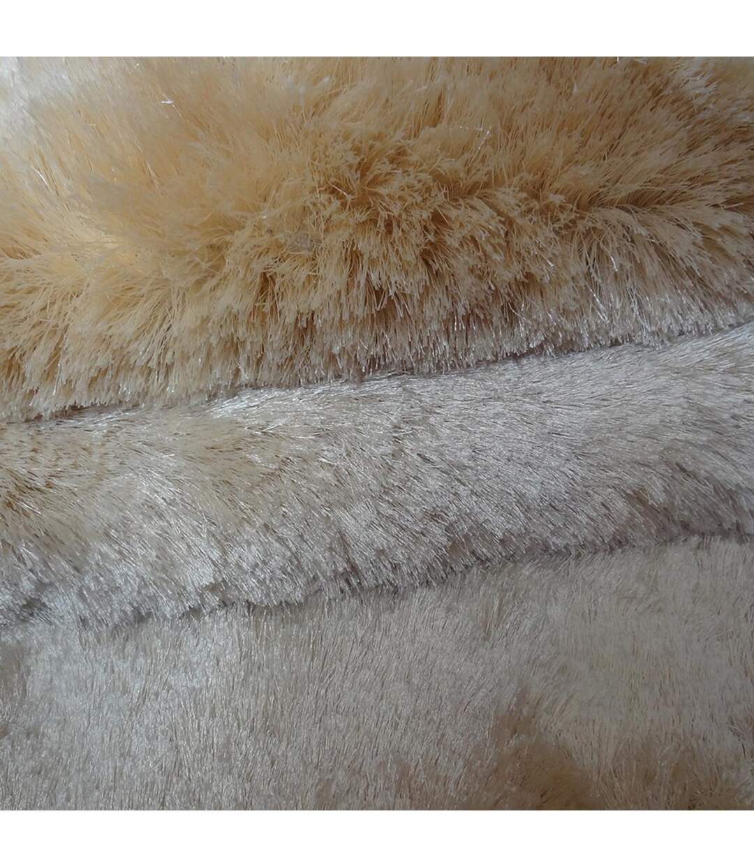 Tapis shaggy SG FIN en polyester doux et soyeux Fait main Care&Fair