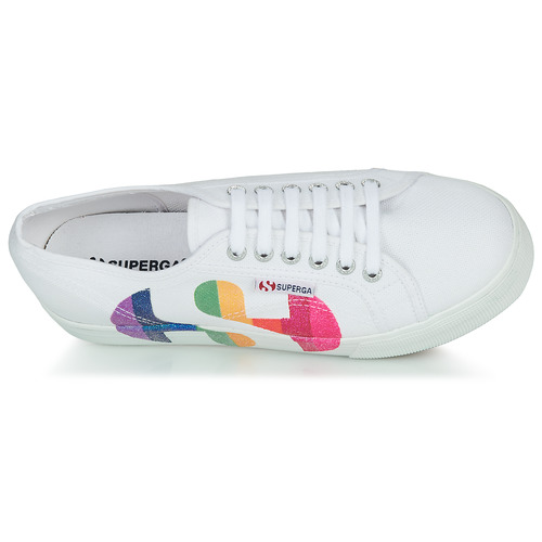 Superga - 2790-COTWPRINTEDLOGOGLITTER - Blanc