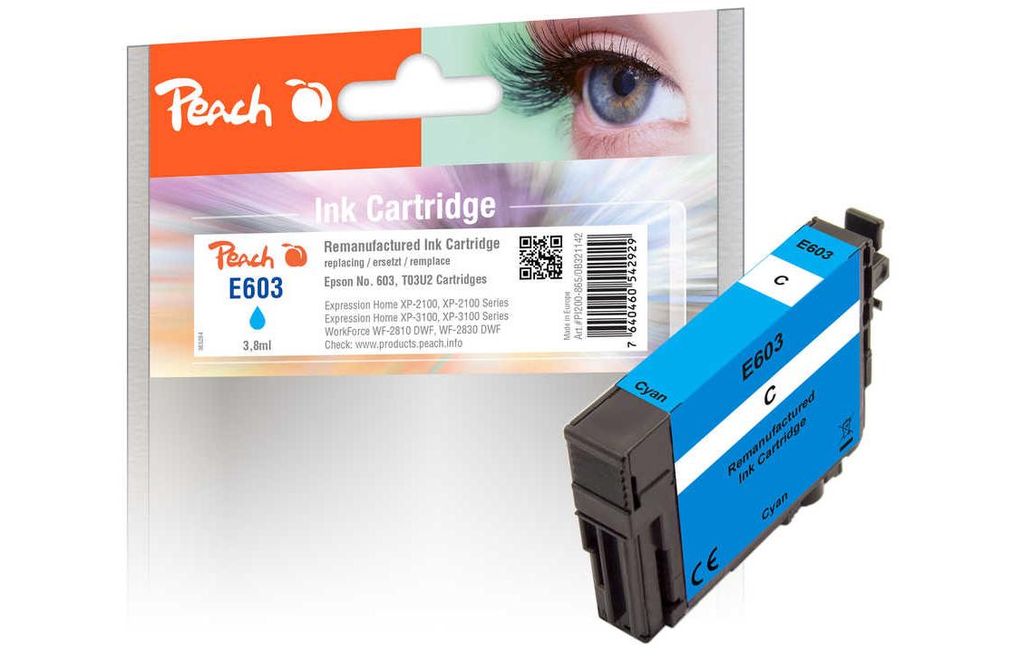Tinte Epson T03U2/ No. 603 CyanDruckerpatrone, Cyan