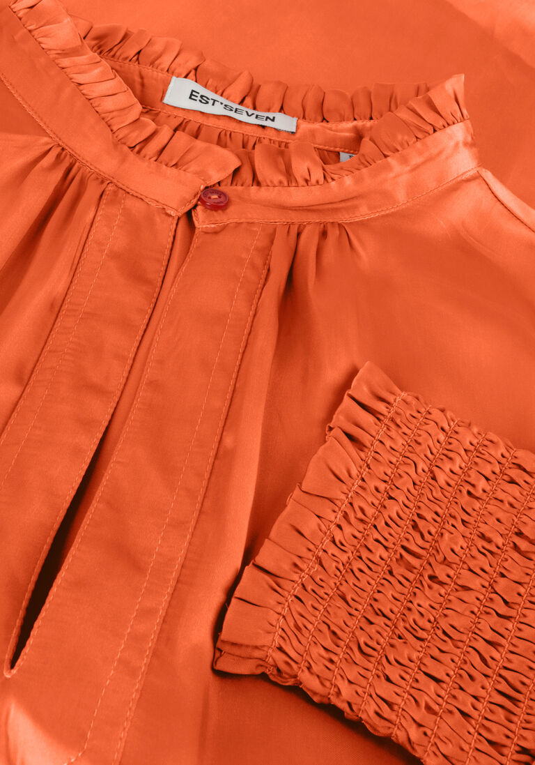 EST\\'SEVEN oranje est'seven blouse elise blouse bambu