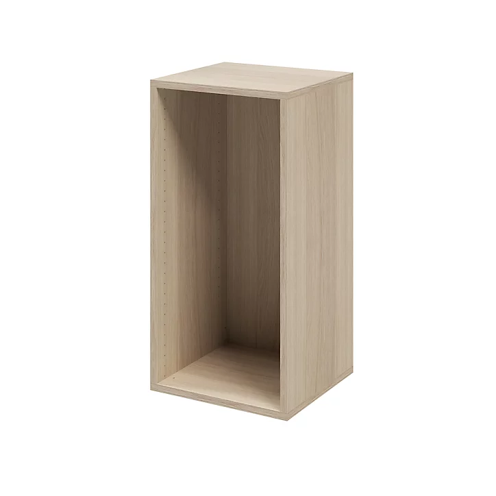 Caisson effet chêne GoodHome Atomia H. 75 x L. 37,5 x P. 35 cm
