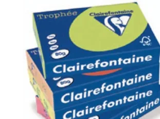 Farvet papir, Trophée, A4, 120g, 1207, påskeliljegul, pakke a 250 ark