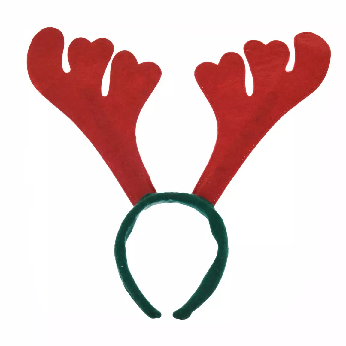 Serre-tête Renne Rouge rouge et vert