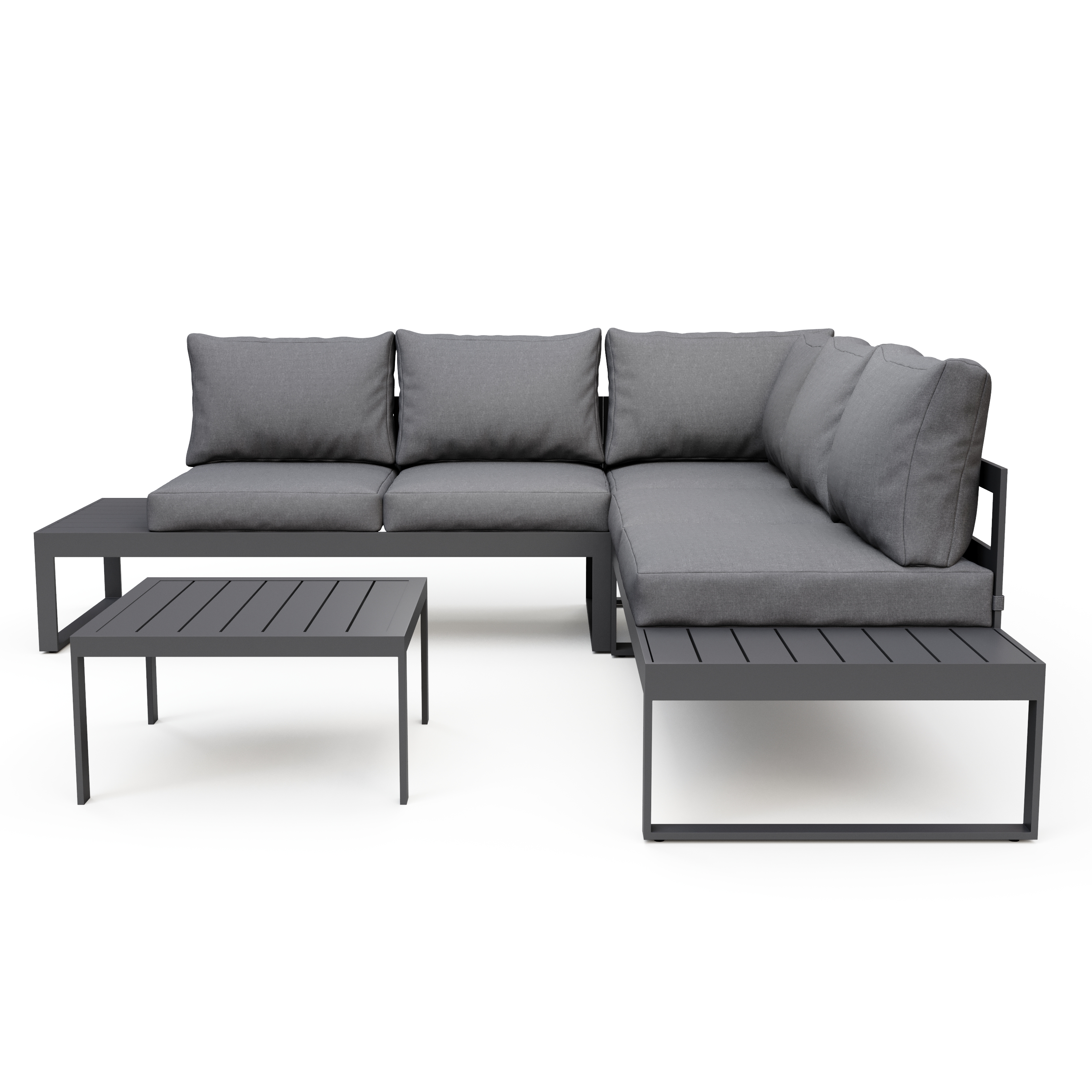 Lounge CAMILA anthrazit/schwarz