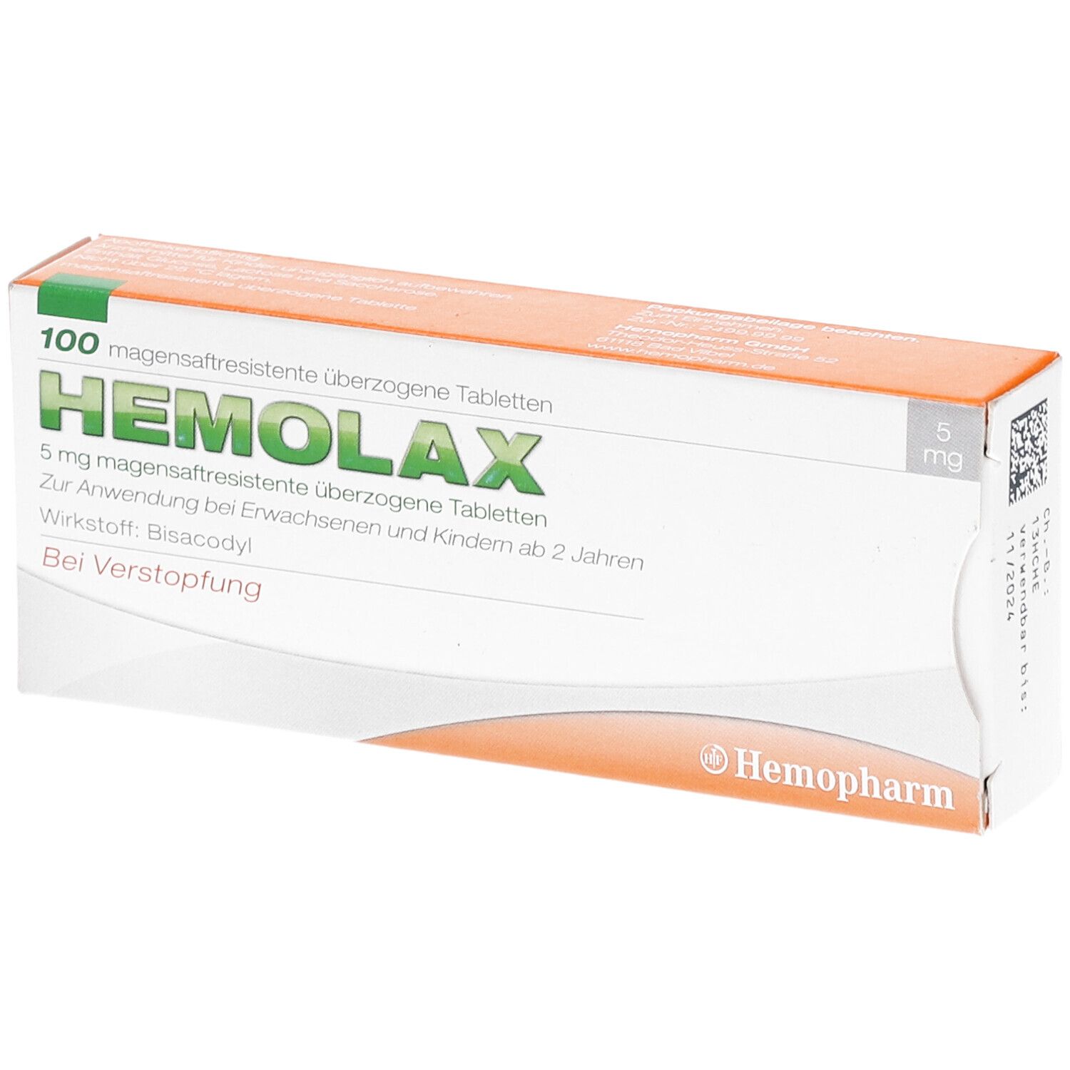 Hemolax 5mg Dragees