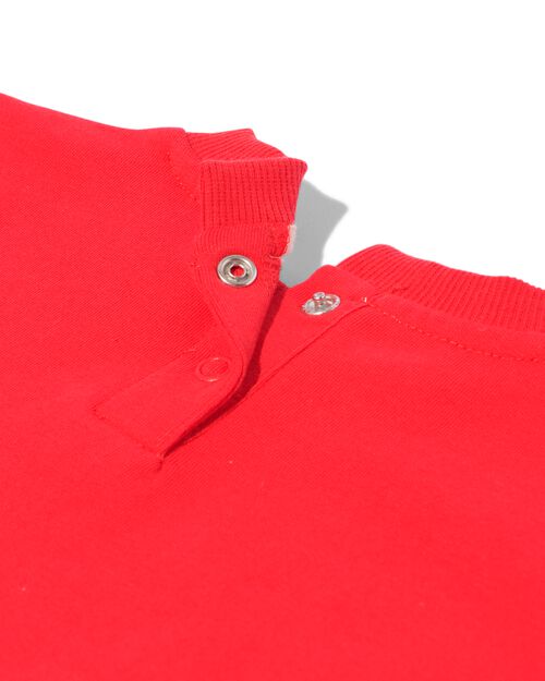 pull tulipe pour bébé rouge