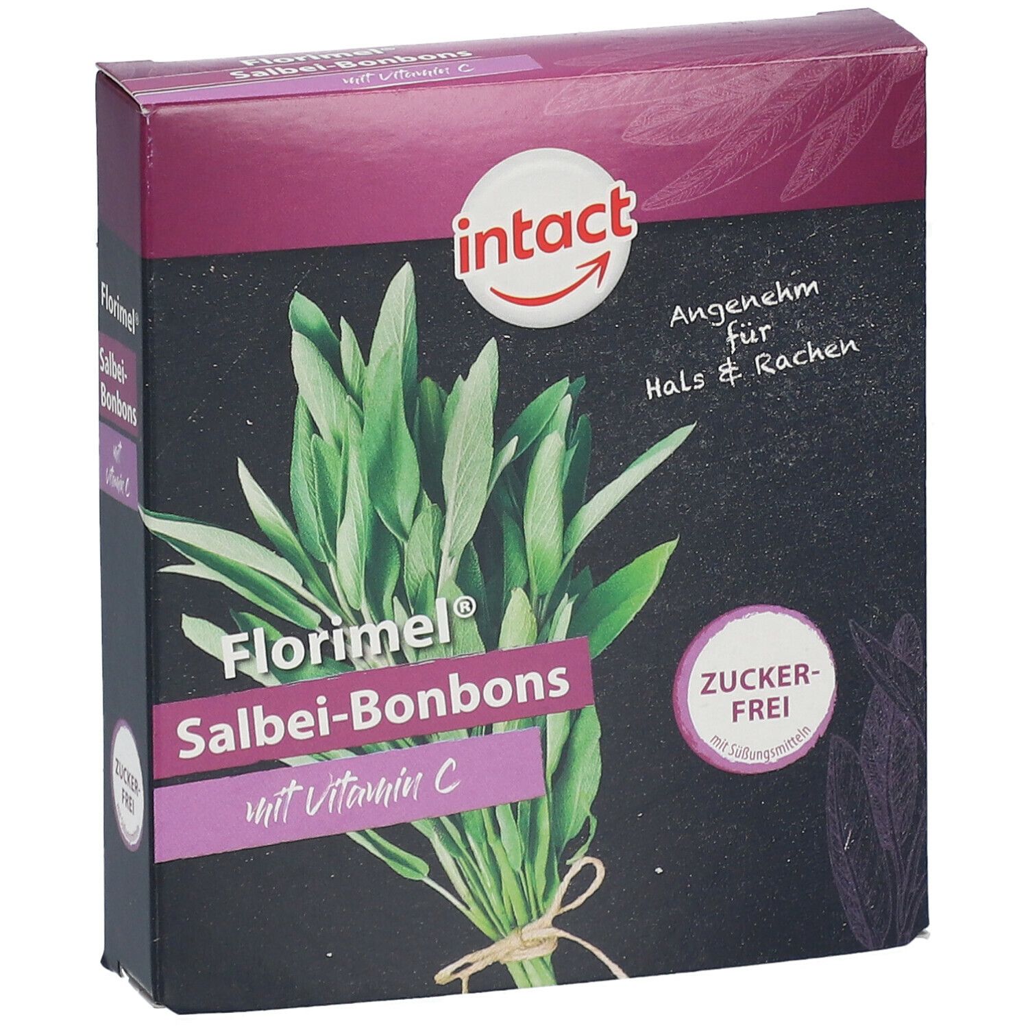 Florimel Salbei Bonbons mit Vitamin C zuckerfrei