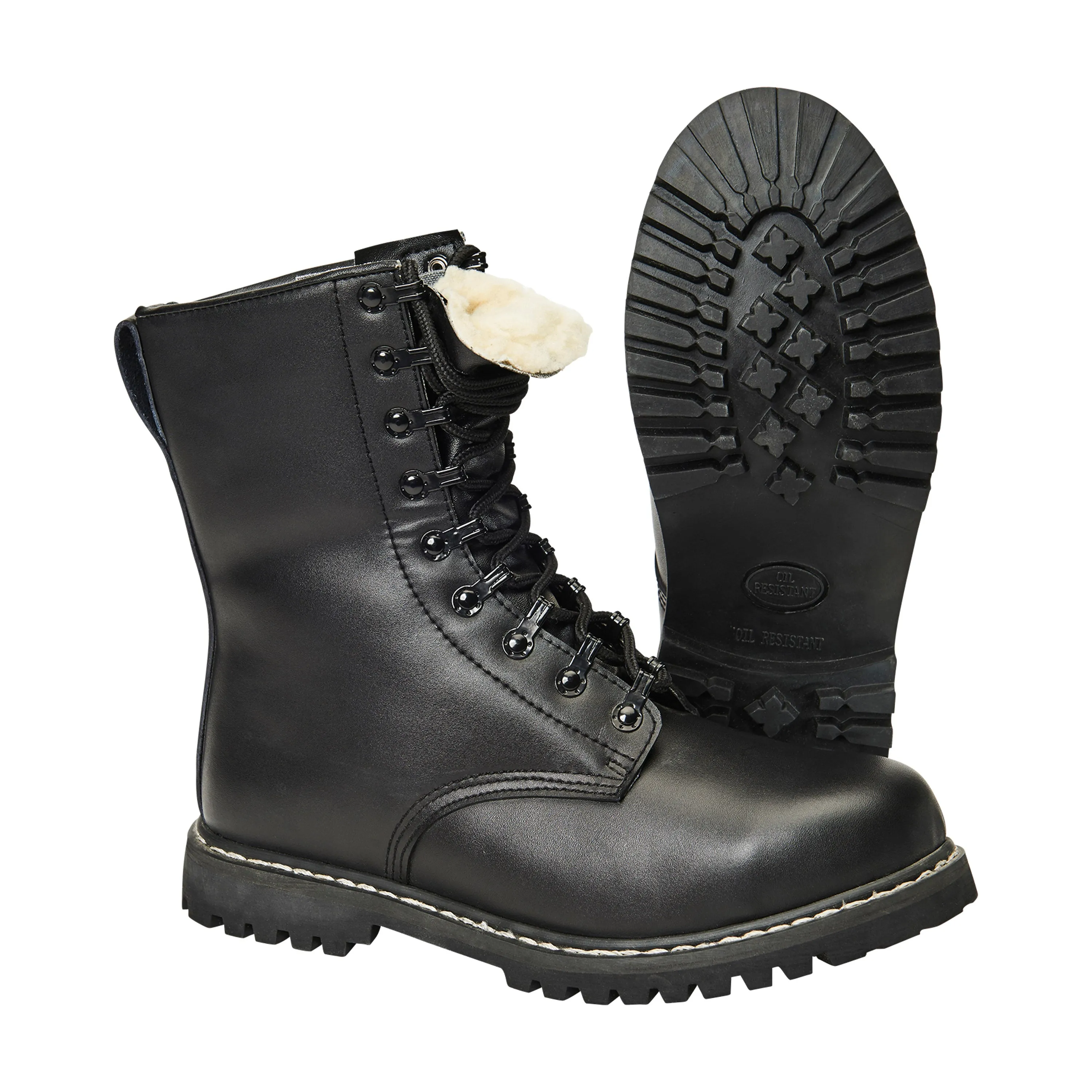 Brandit -  Springerstiefel mit Stahlkappe und Futter