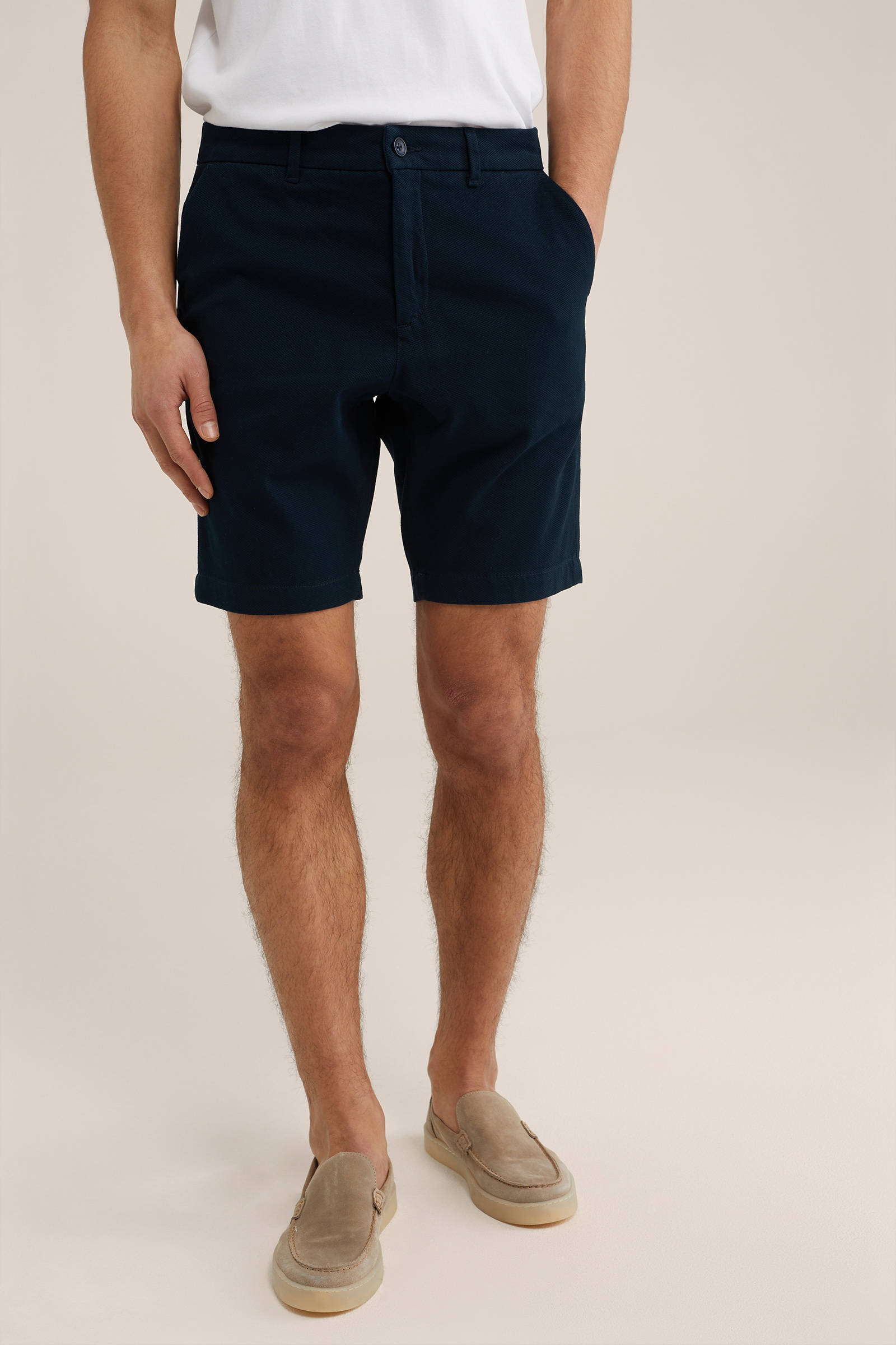 WE Fashion regular fit short heavy blue