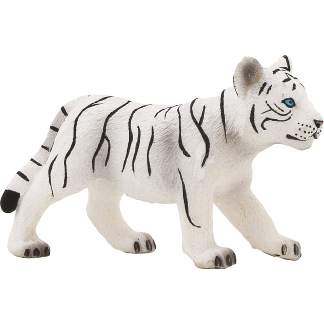Besttoy Wildlife - Weißes Tigerjunges stehend - Spielfigur 387014