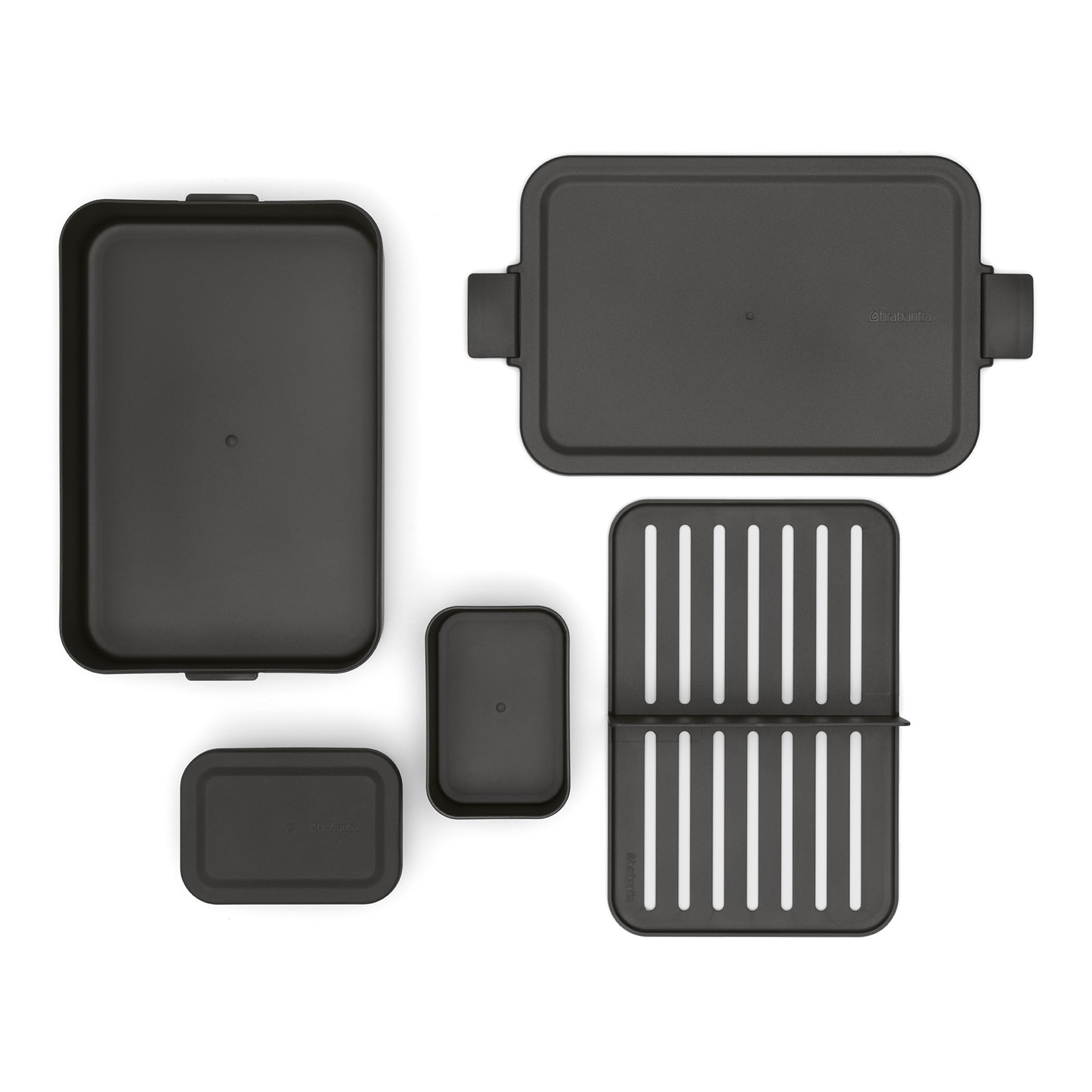 Brabantia Make & Take Bento Lunchbox - Kunststof - Dark Grey