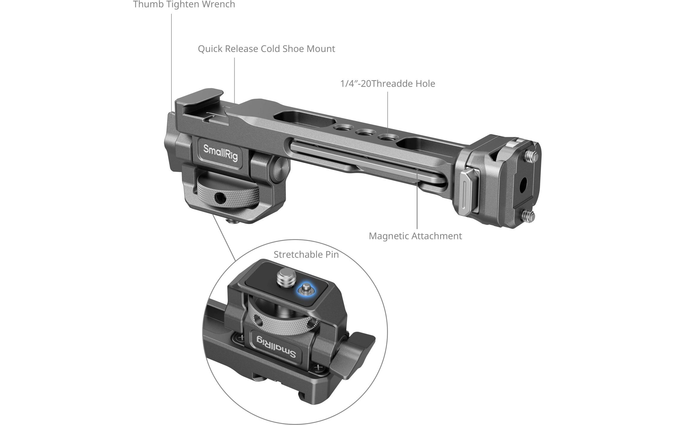 HawkLock H21-Monitorunterstützung für DJI-StabilisatorenMonitorhalterung