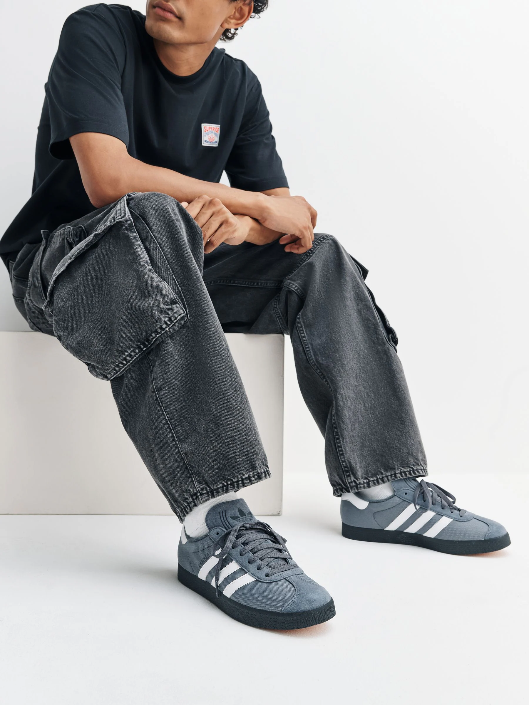 Grijs - adidas Originals - Gazelle sneakers