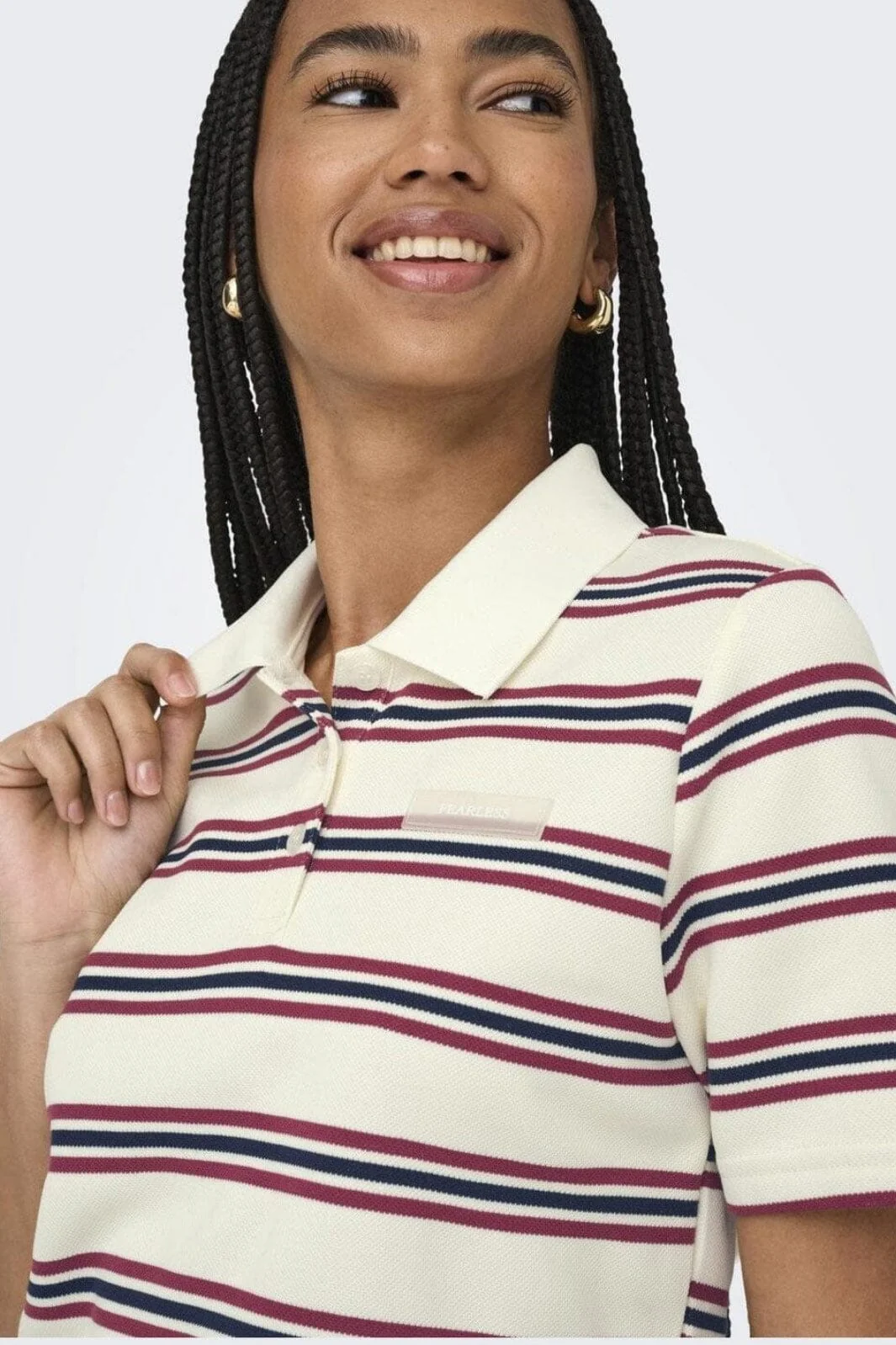 Only Onlevie S/S Polo Top