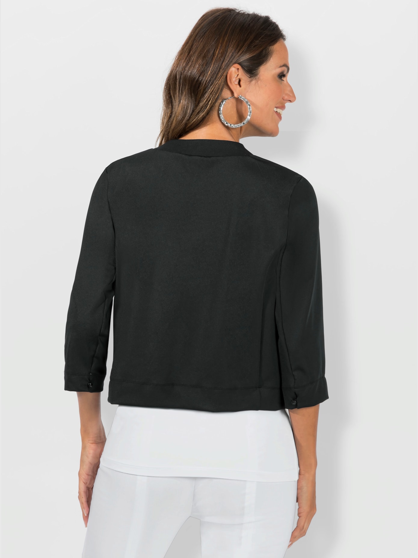 Veste légère coupe boléro courte