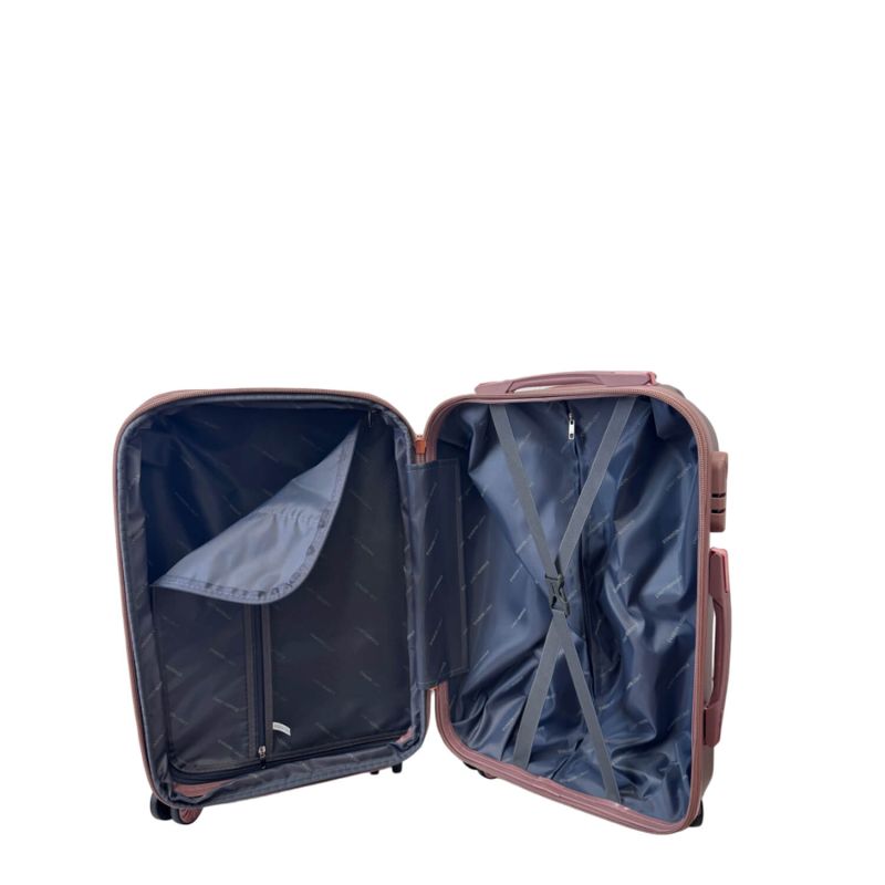 Valise cabine rigide Ecrin 8142 Extensible Rose gold