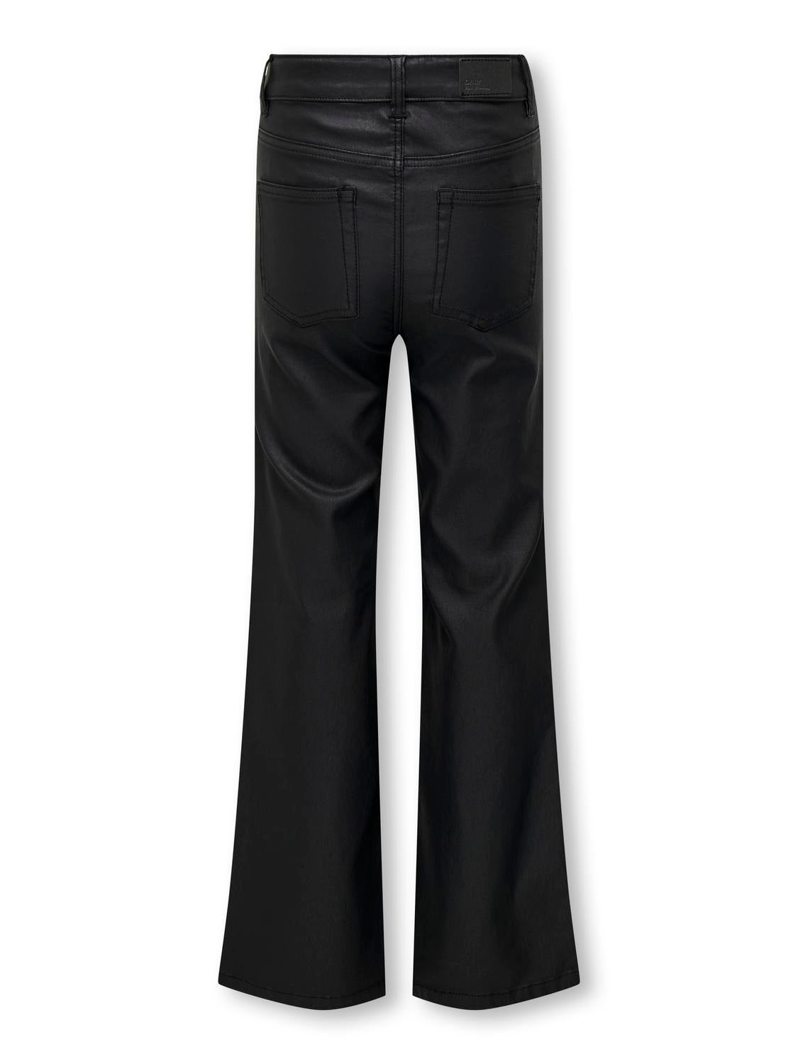 KOGJUICY-NYA Weiter Beinschnitt Hose mit weitem Beinschnitt Black