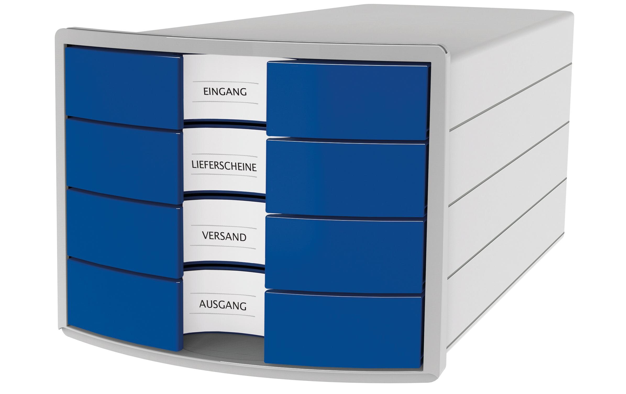 Schubladenbox Impuls A4/C4 BlauSchubladenbox