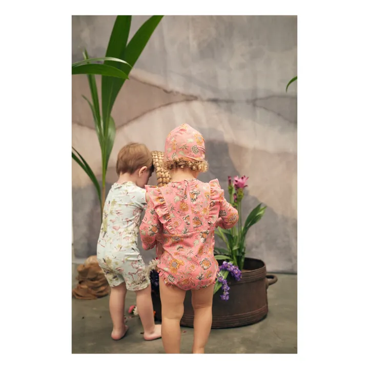 Louise Misha Maillot de Bain 1 Pièce Anti-UV Nylon Recyclé Aurelie | Rose