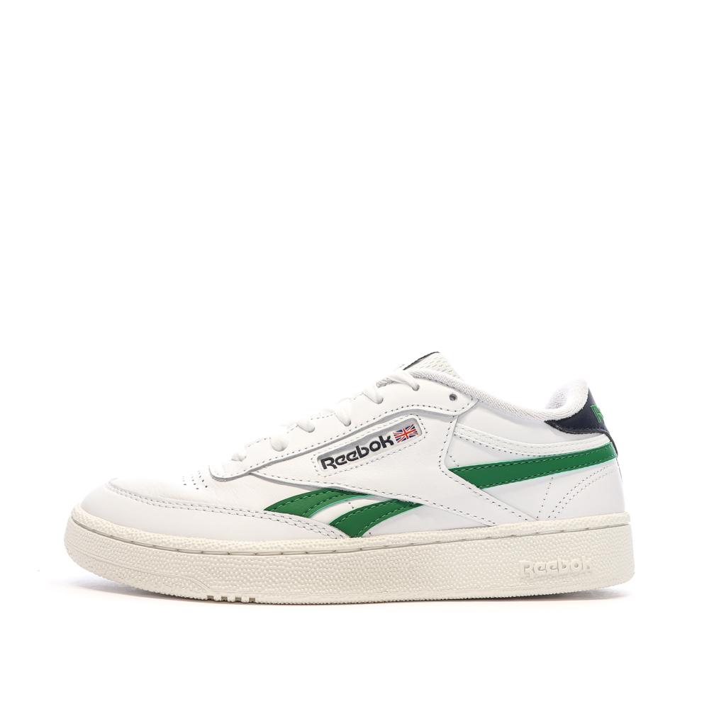 Reebok Baskets Blanches/Vertes Mixte Reebok Club C Revenge