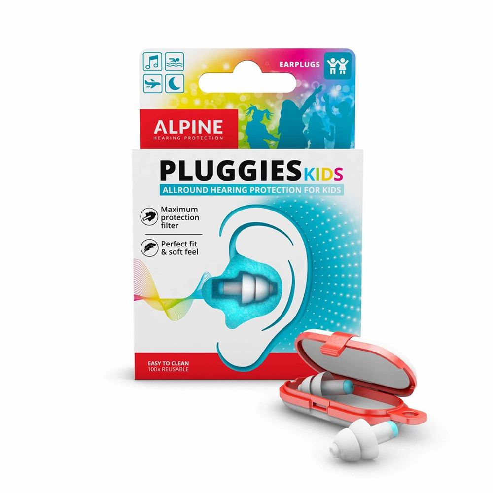 ALPINE Pluggies Kids Ohrstöpsel<br>1 Stück, blau
