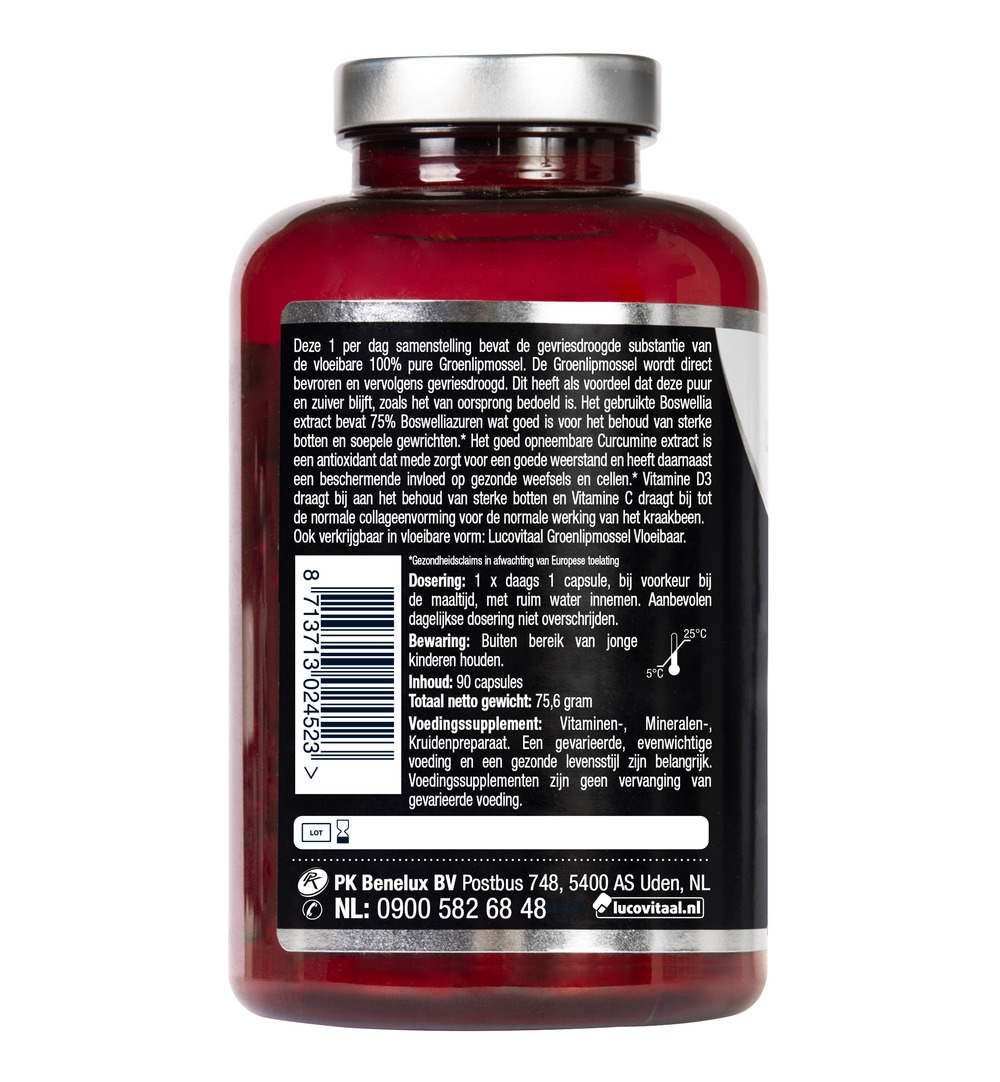 Lucovitaal Groenlipmossel (90 capsules)