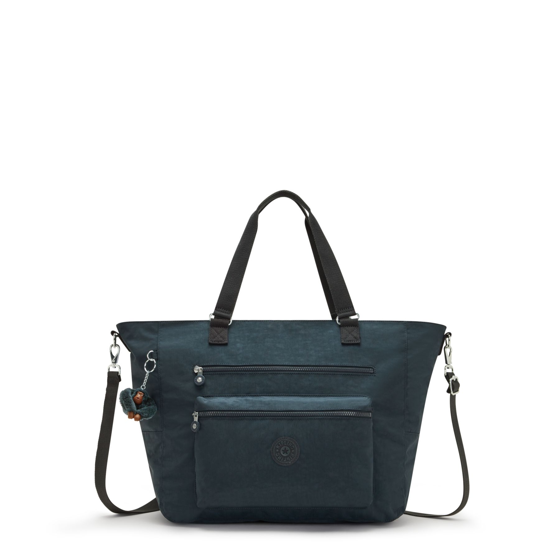 ISAAC Grand Sac épaule Avec Bretelle Amovible - True Blue Tonal