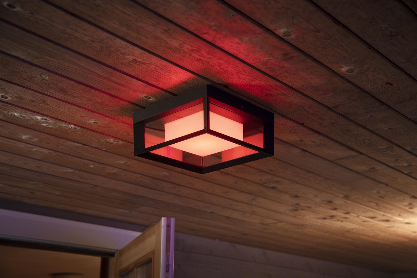 Philips Hue - Econic Square Wall Lantern Outdoor - White & Color Ambiance