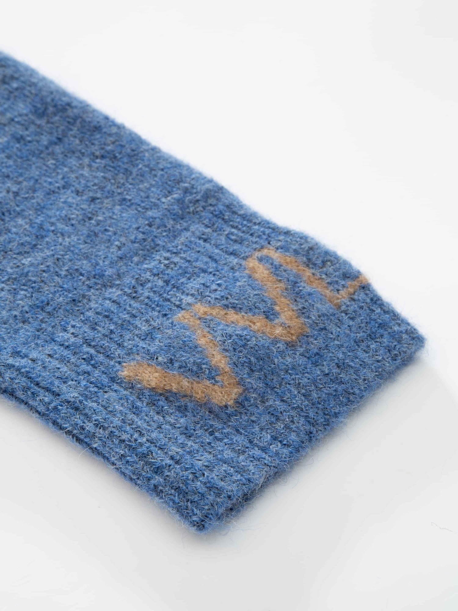 Loen Alpaca Strikkegenser Dame Blue Wave