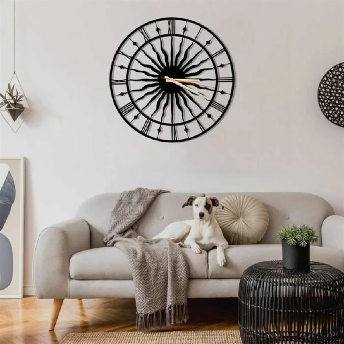 DEKORY Mercur - Horloge Murale Métal 50 cm