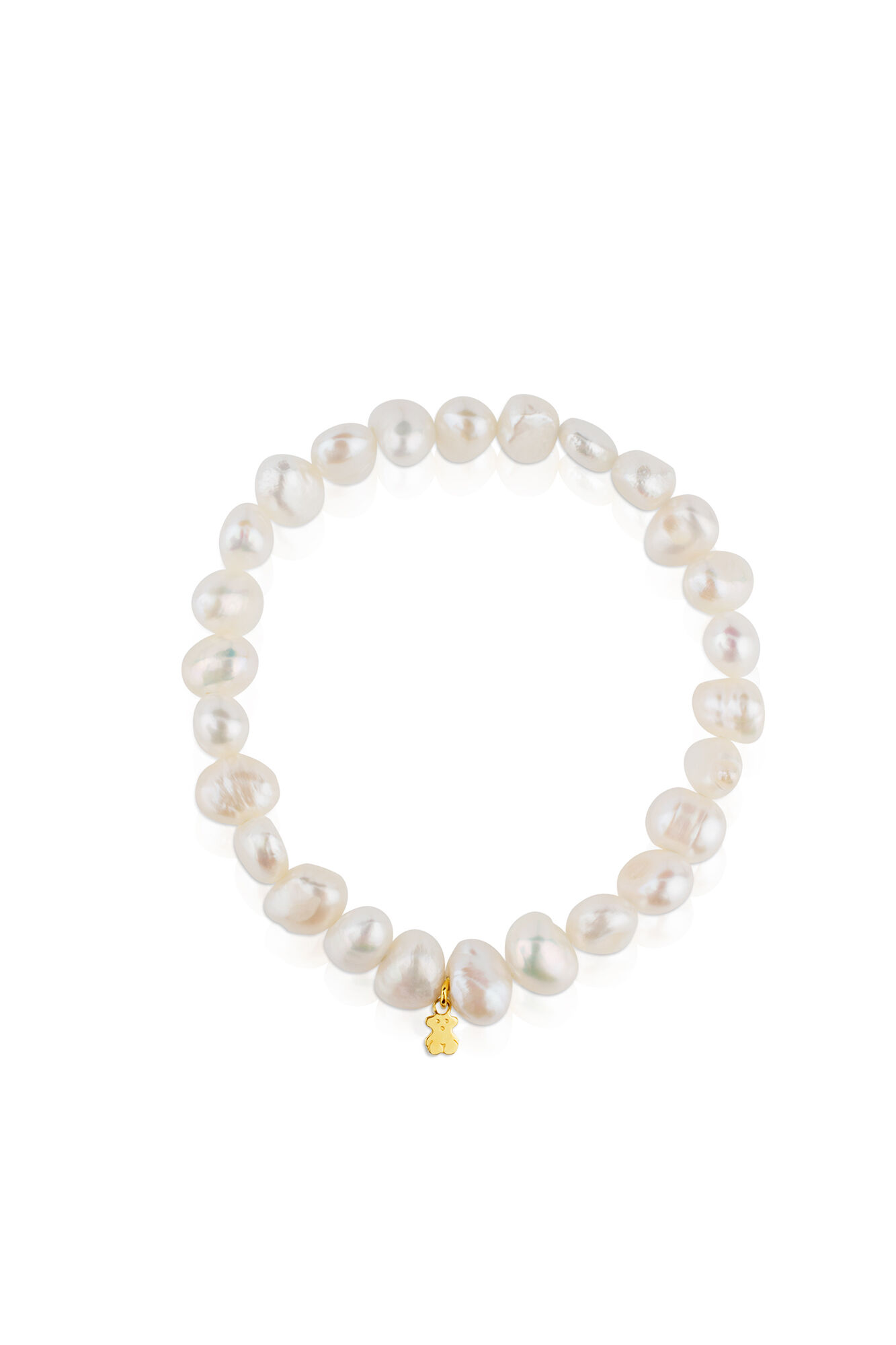 Pulseira Sweet Dolls com Pérolas Cultivadas e Ouro - Amarela