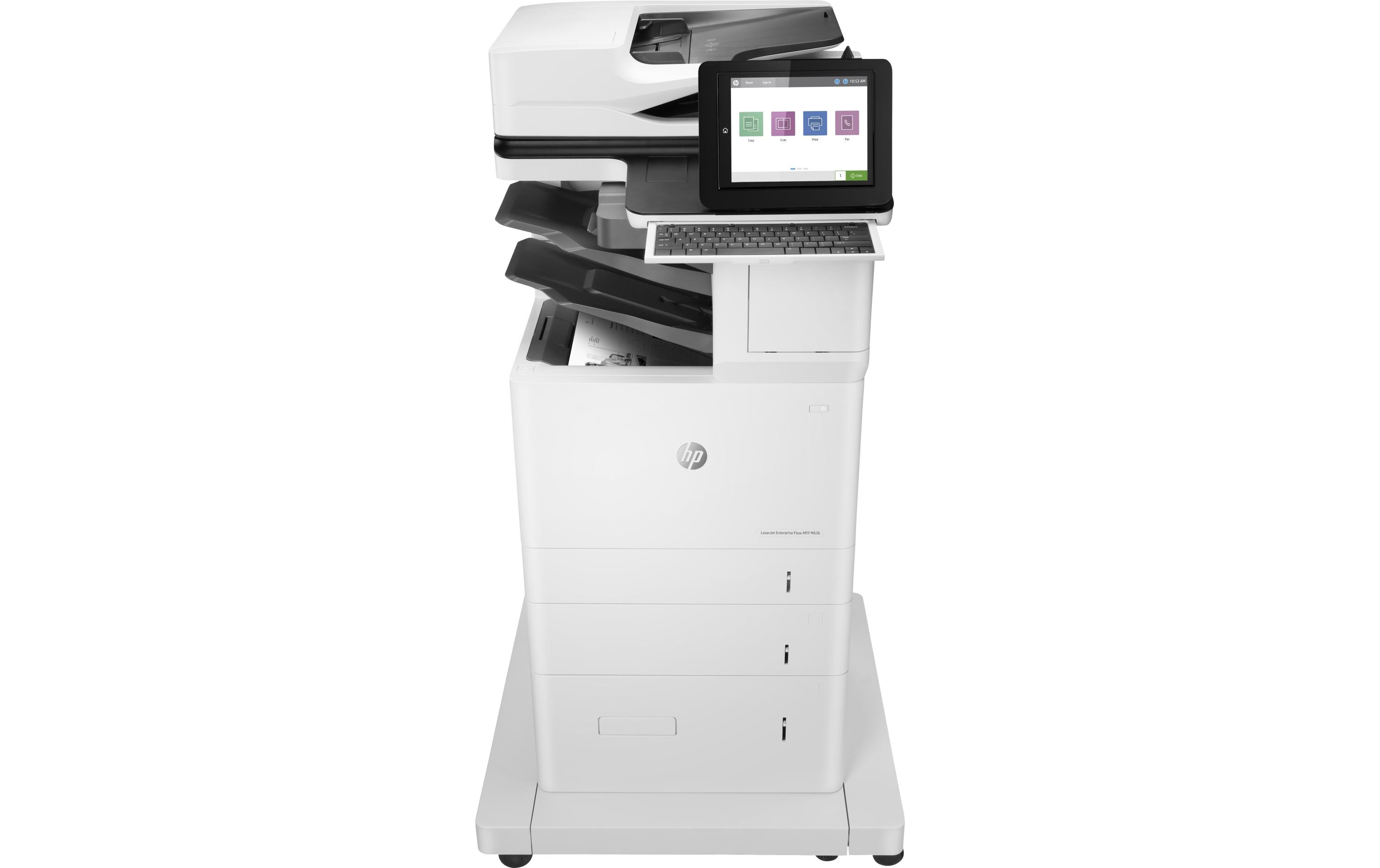 Multifunktionsdrucker LaserJet Enterprise Flow MFP M636z<br>4-in-1-Monolaser-Multifunktionsdrucker für grosse Arbeitsgruppen