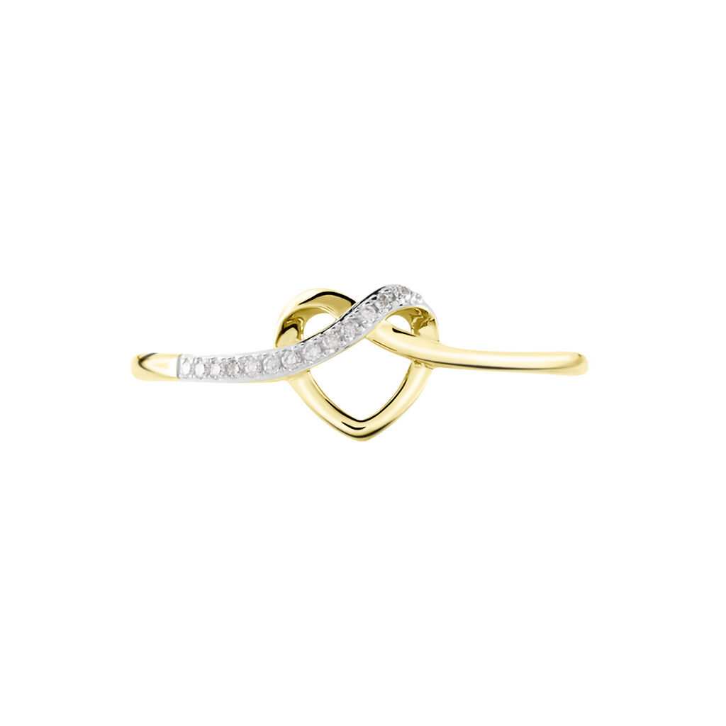 Bague Mona-lisa Or Jaune Diamants