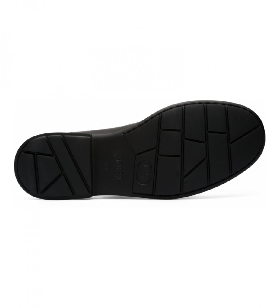 Botas de tornozelo Camper Neuman em couro preto