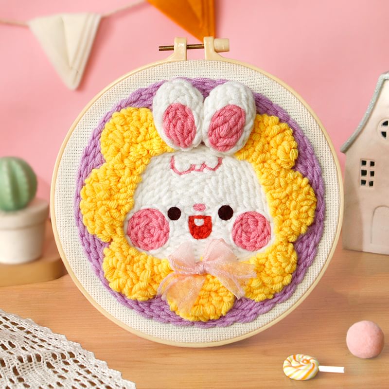 Embroidery Kingdom - Cartoon Capybara DIY borduurpakket (verschillende ontwerpen)