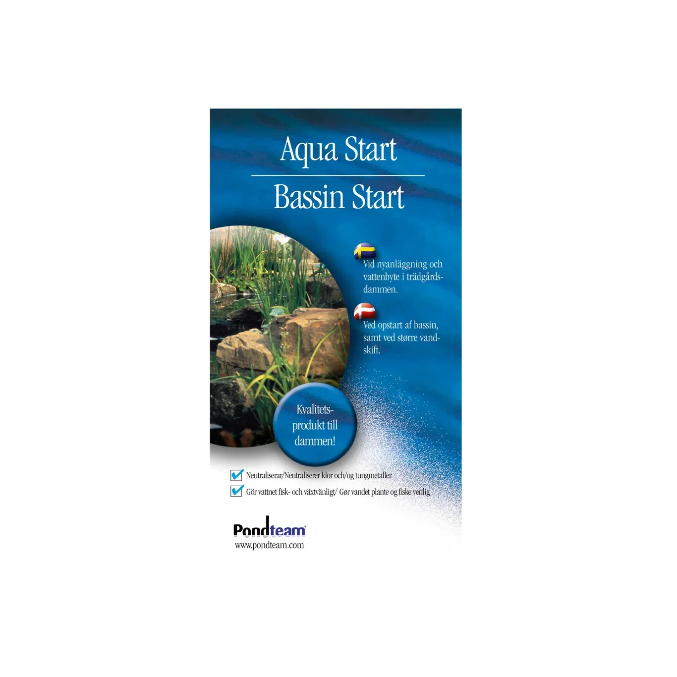 Pondteam Aqua Start til hagedam 205 ml